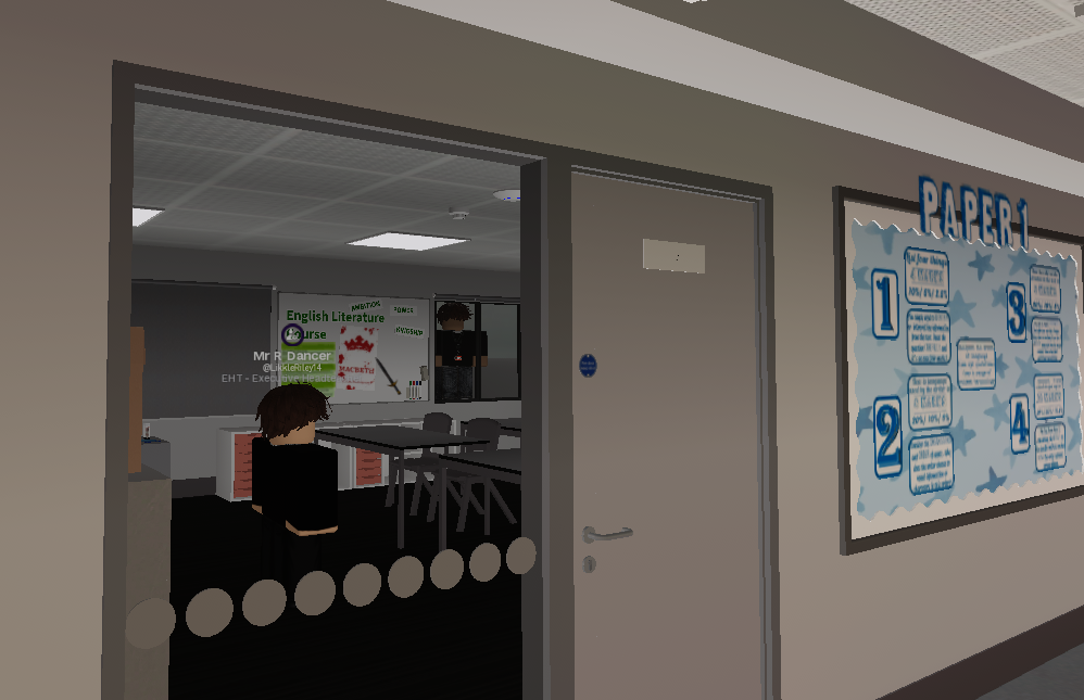 School corridor